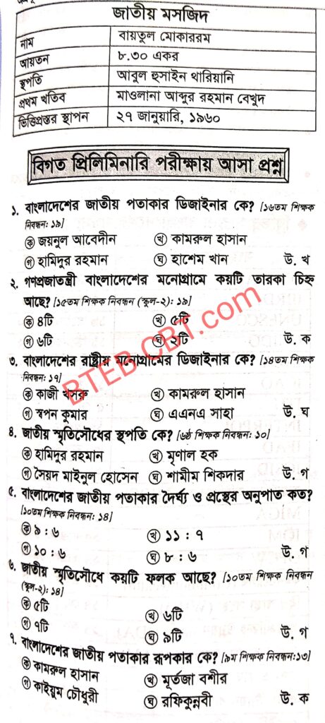 সরকারি বেসরকারি চাকরির প্রস্তুতি জাতীয় বিষয়গুলি 5 বাংলাদেশের সকল জাতীয় বিষয়াবলী দেখুন